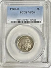 1920 D BUFFALO NICKEL PCGS VF20
