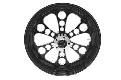 18 inch x 5.5 inch Kool Kat Rear Wheel Black Cut for Harley-Davidson