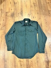 VTG 60  s Big Mac Penneys Shirt Mens Medium Two Pockets Button Down Cotton Nylon