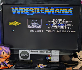 WWF WrestleMania (NES Nintendo Entertainment System, 1988) autentico testato