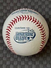 2010 Home Run Derby Game Used Baseball - Nick Swisher - MLB Authenticated