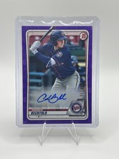 2020 Bowman - Prospects Autographs Andrew Bechtold #PA-AB Purple /250 (AU, RC)