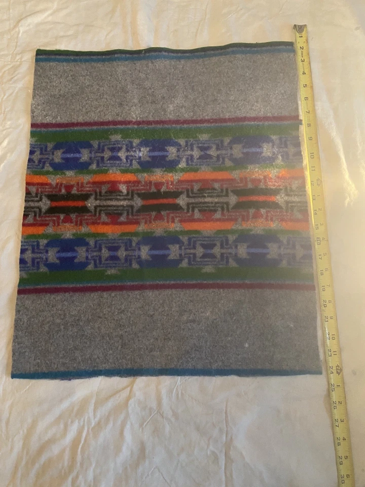 Heavyweight Blanket Wool Genuine Pendleton Fabric Remnant - Image 2 of 3