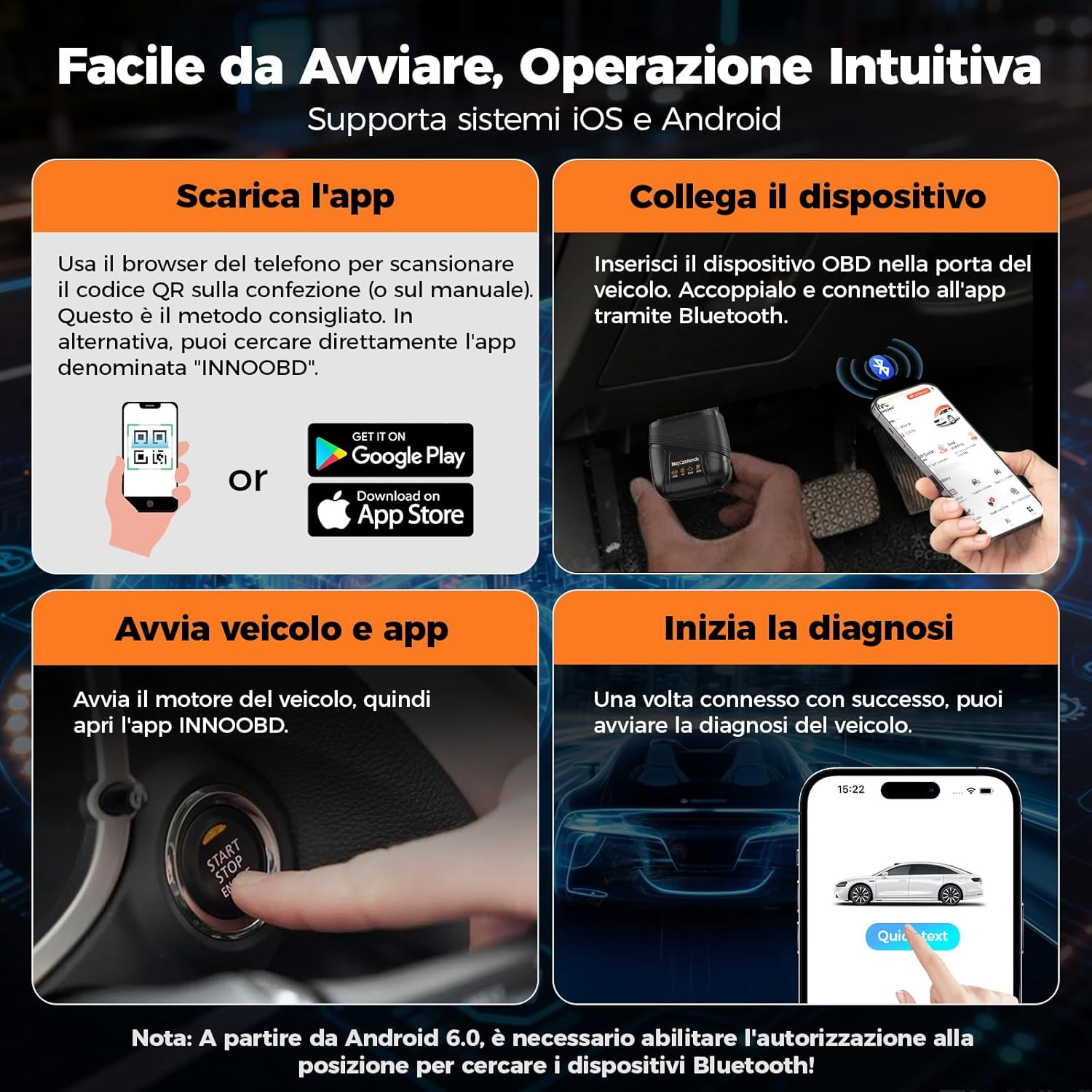 Kingsupplied Visitors Kft. - OBD2 Auto Diagnostica OBD Bluetooth: 5.1 OBD2 Scanner Diagnosi Auto Professional - Miniatura 7
