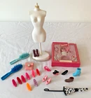 Vintage lot of BARBIE Doll Shoes & Accessories! OOB/loose from 1990's
