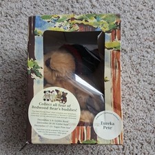 Eureka Pete Bear Mervyn's California Exclusive Redwood Bear Original Box  Card