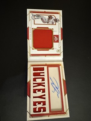 2021 Panini National Treasures /97 Justin Fields  Multi-Patvh Auto RC #171