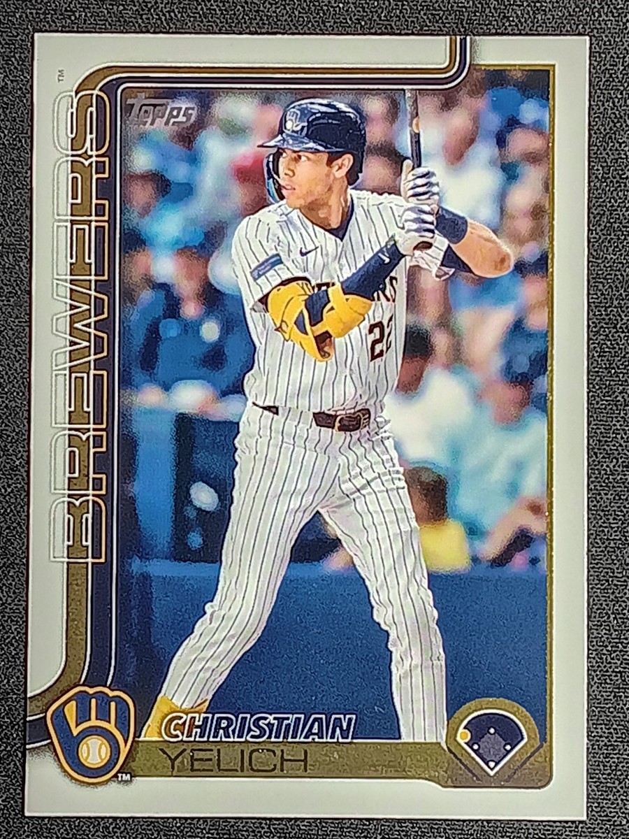 2025 Topps Series 1 #49 Christian Yelich - Milwaukee Brewers | eBay