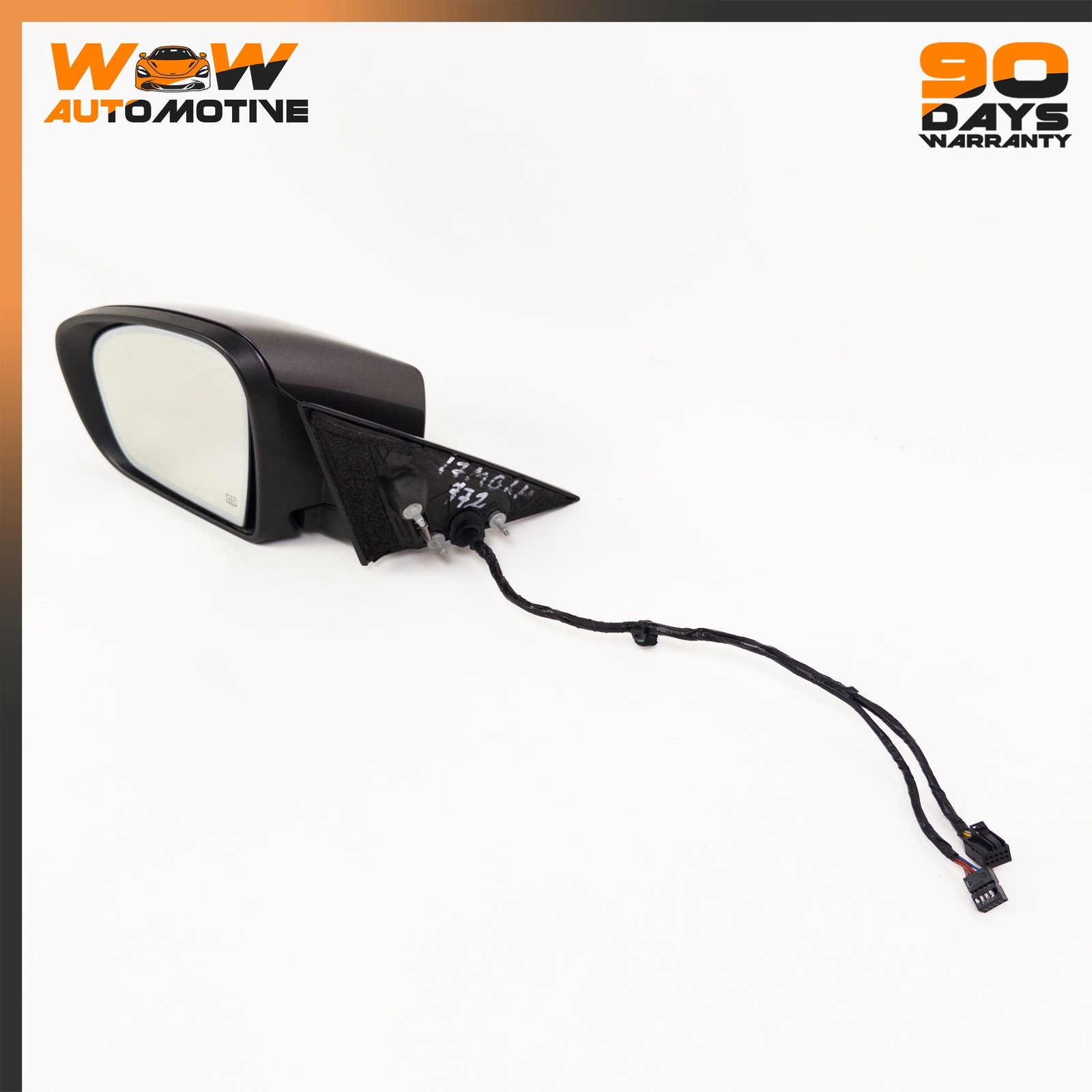 17-19 MASERATI GHIBLI LEFT DRIVER SIDE REAR VIEW DOOR MIRROR ASSEMBLY OEM