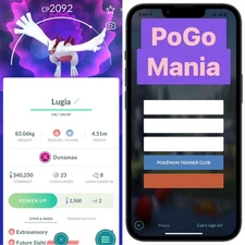 Shiny Dynamax Lugia✨mini PTC 20k✨(read description)
