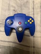 Nintendo 64 N64 Controller OEM Original Blue Tested - Good Condition
