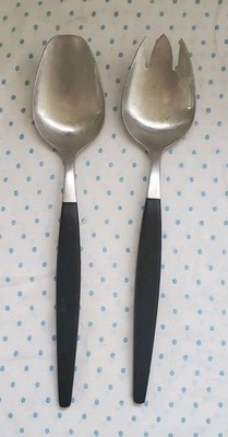 GENSE SWEDEN FOCUS DE LUX SALAD SET SPOON FORK 18/8