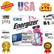 CR2 Lithium Batteries 2 Pack, 3V Photo Batteries