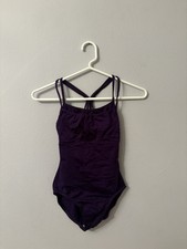 Motionwear Purple Elegant Leotard for Dance Size: AS