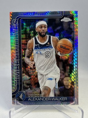 2025-26 Topps Chrome Nickel Alexander-Walker Prism Refractor #193