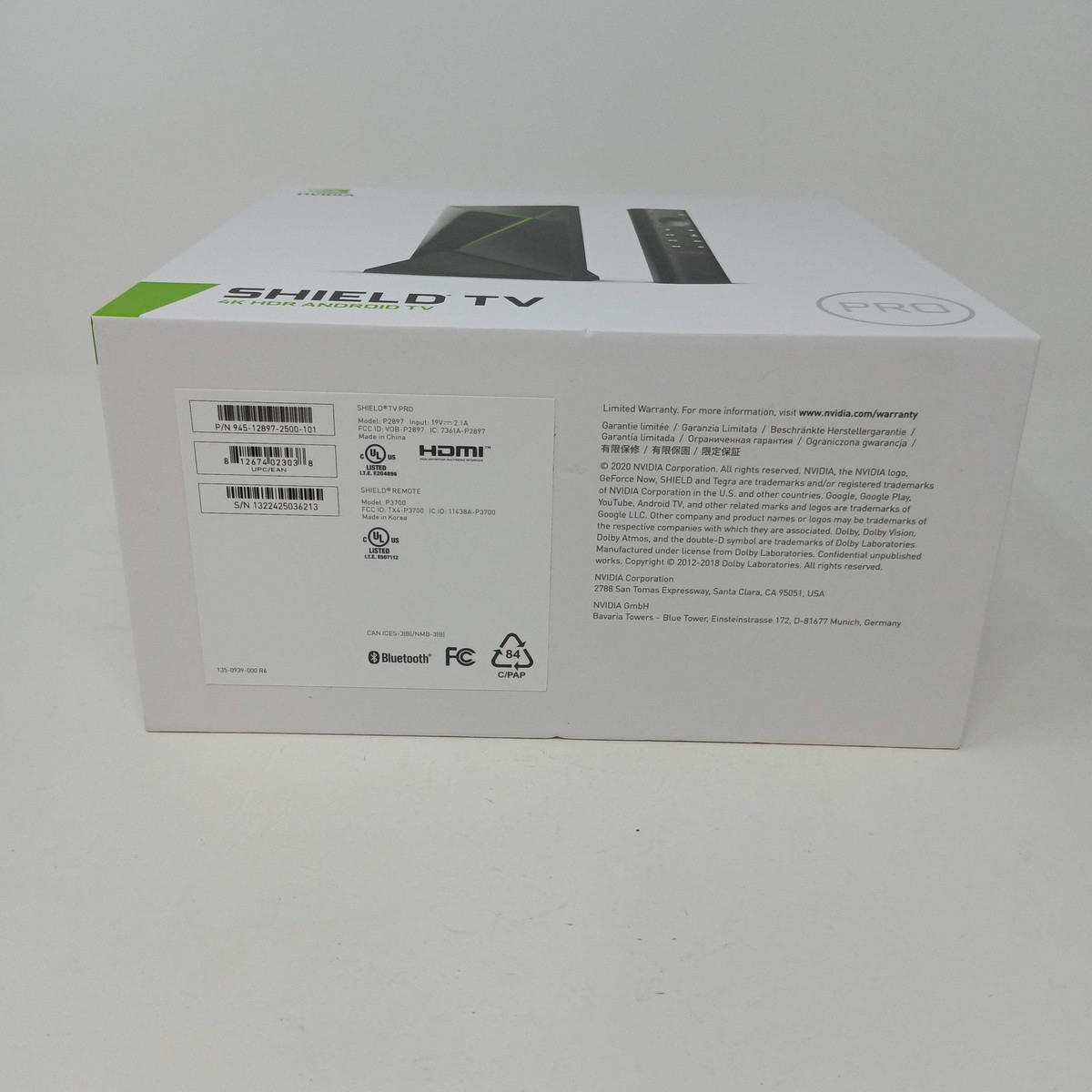 Buy NVIDIA SHIELD TV Pro (2019) 4K HDR Streaming Media