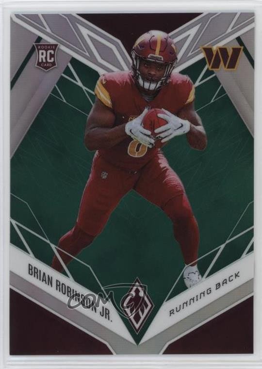 2022 Panini Phoenix Rookies Green /25 Brian Robinson Jr #127 Rookie RC nd3