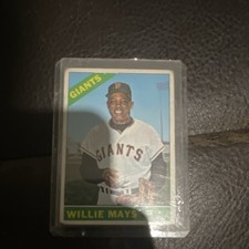 Topps 1966 Willie Mays #1 San Francisco Giants Baseball Card