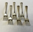 New ListingGorham Etruscan SET of 6 Salad Forks 6 1/4" Sterling Silver 7.65 No Mono