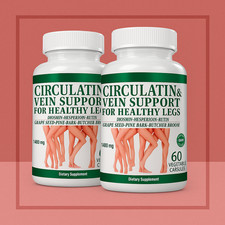 2 Pack Circulatin Supplement   Vein Support for Healthy Legs  Circulation  