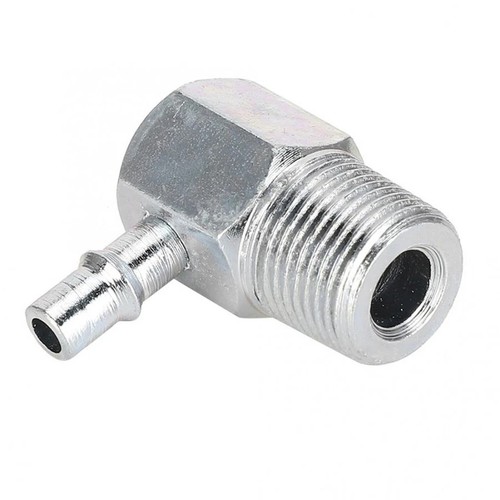 90° 3/8NPT-1/4 Hose Intake Manifold Vacuum Fitting Nipple Car Modification 4535Z - Picture 2 of 6