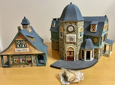 Dept 56 Bay Street Shops Set Of 2 - 53301 Season Bay 1st Edition Christmas