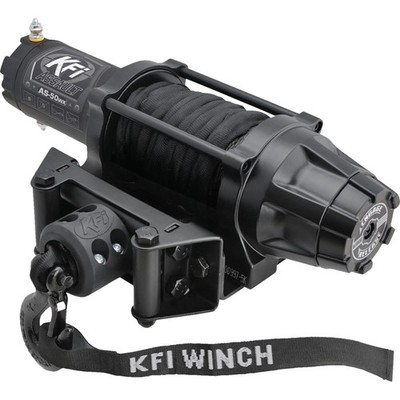 KFI 5000lbs Assault Winch Wide & Mount 100765 Kit 2012 2013