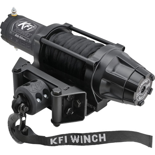 KFI 5000lbs Assault Winch Wide & Mount 2024-2026 Polaris Ranger XD 1500 Premium - Foto 2 di 8