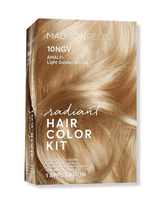 Radiant Hair Color Kit | 10NGV Light Golden Blonde (Amalfi Blonde) for 100% Gray
