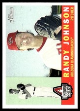 Randy Johnson 2009 Topps Heritage #33 Arizona Diamondbacks FREE SHIPPING