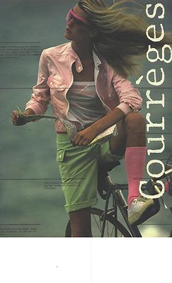 REKLAME WERBUNG 1982 Courrèges Haute Couture Bermuda Jacke
