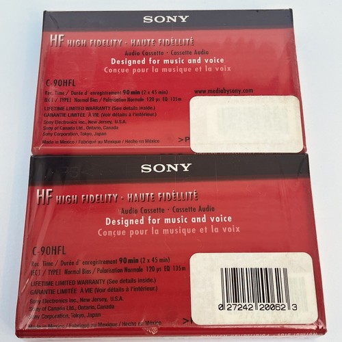 Sony HF Audiocassette Due 2 confezioni 90 min - Foto 2 di 2