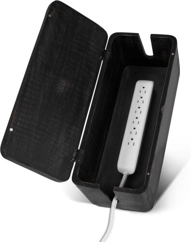 Large Eco-Friendly Cable Organizer Box - Stylish Wire Management and Cord Hider - Afbeelding 3 van 10