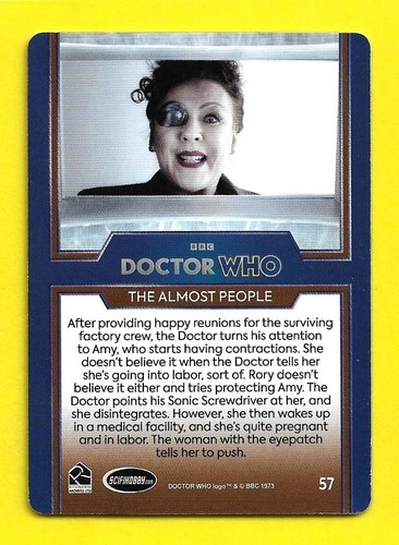Doctor Who Series 5-7 Incentive Box Printing Plate Set #57 The Almost People - Picture 5 of 14