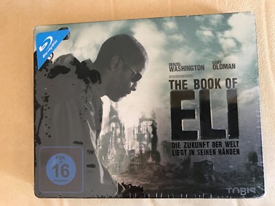 Book  Of Eli blu-ray steelbook debossed OOP German version new factory sealed