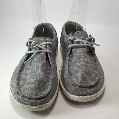 Hey Dude Wendy Youth Cat Eye Grey Shoes 