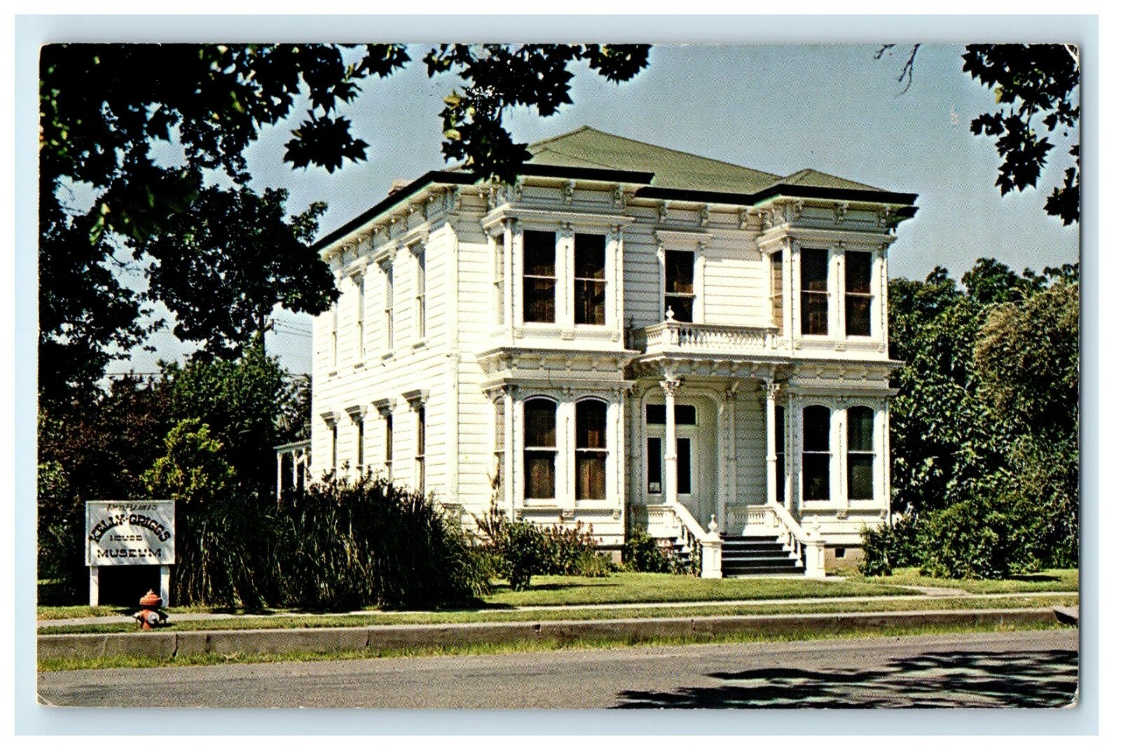 Kelly Griggs Museum Street View Red Bluff California CA Vintage
