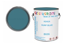 Classic Paint For Austin Mini Surf Blue Bu35 Car Spray Touch Up Tin Vintage