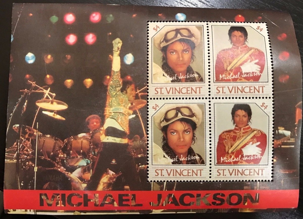 St. Vincent 1985 - SC# 901 Michael Jackson White Glove - Sheet of