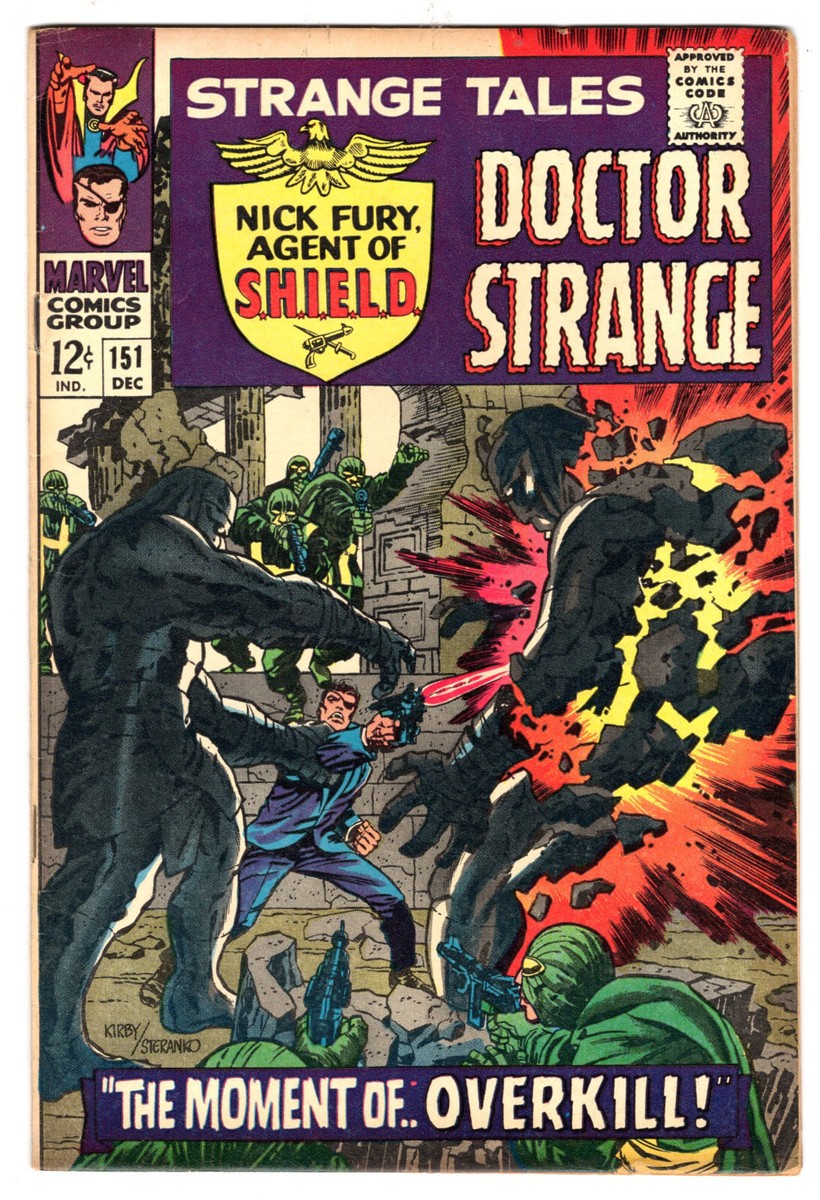 Nick Fury Steranko 1968年 Dr. Strange Strange Tales 166 Doctor Strange Nick Fury Jim Steranko