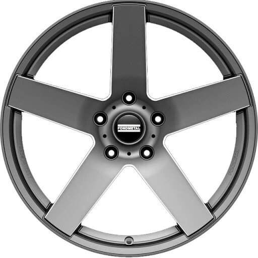 20 RUEDAS GRIS MATE LLANTAS CÓNCAVAS ESCALONADAS AVANT FERRADA FONDMETAL FIVE 5 Foto 3 de 4