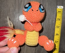 Handmade crochet Charmander Crochet, Inspired by Pokemon, Amigurumi Toys 5