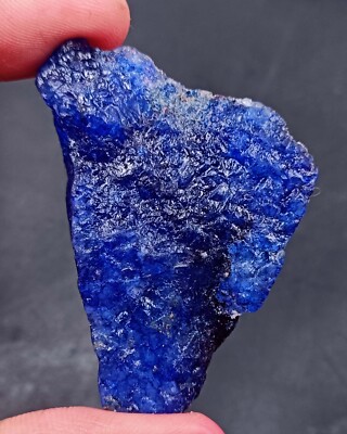 画材 Sapphire Genuine Coarse Dyed178.60 Ct Natural Blue Sapphire Uncut Rough Certified