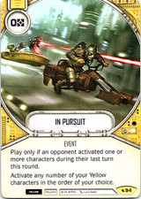Star Wars Destiny Legacies Card 94 In Pursuit