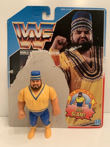 WWF Hasbro Akeem Loose With Card Backer ...