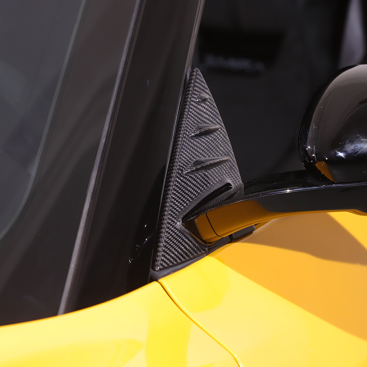 Real Carbon fiber Window A Pillar Triangle Cover Trim for Lotus EMIRA 2021-25 US