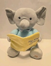 Cuddle Barn Sing Along Sydney Animated Singing Elephant Plush 5 Nursery Rhymes