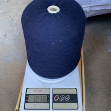 30 cashmere 70 merino wool blend yarn cone in navy