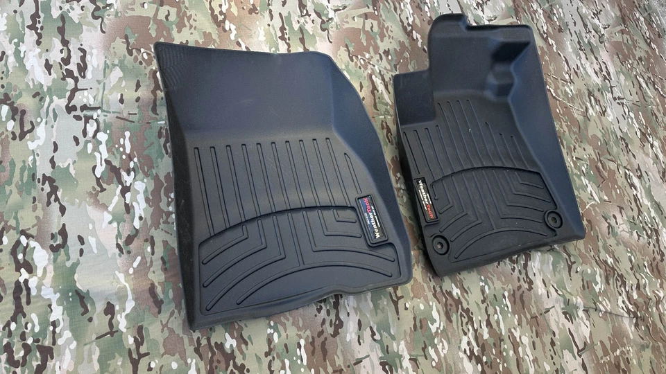 Forro de piso WeatherTech 4418001 Honda Accord - 1ª fila, negro Foto 3 de 4