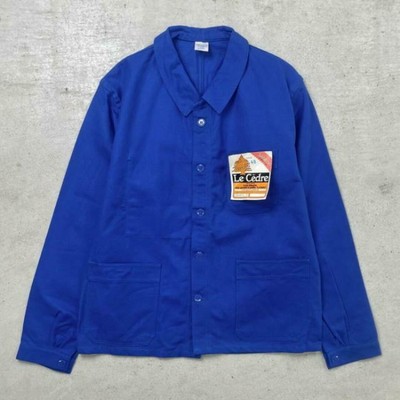 DEAD STOCK NOS 70s Le Cedre Cotton Twill Euro Work Jacket Men 